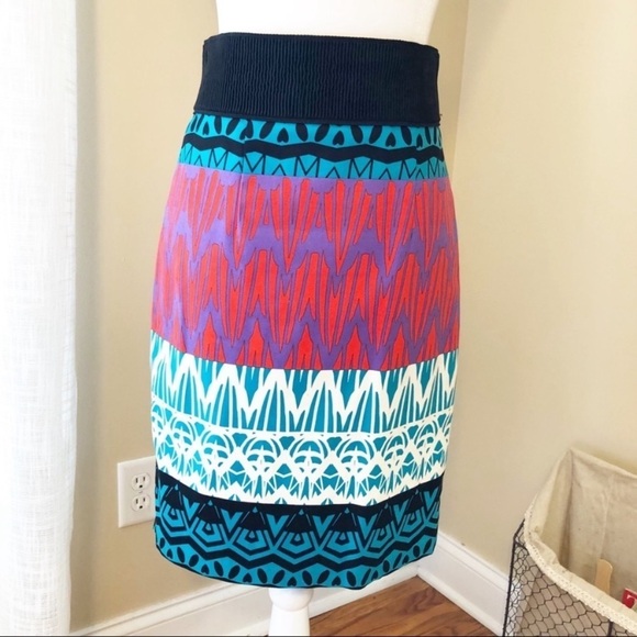 Plenty by Tracy Reese Montagne Geo Print Pencil Skirt - 4 - Picture 10 of 11